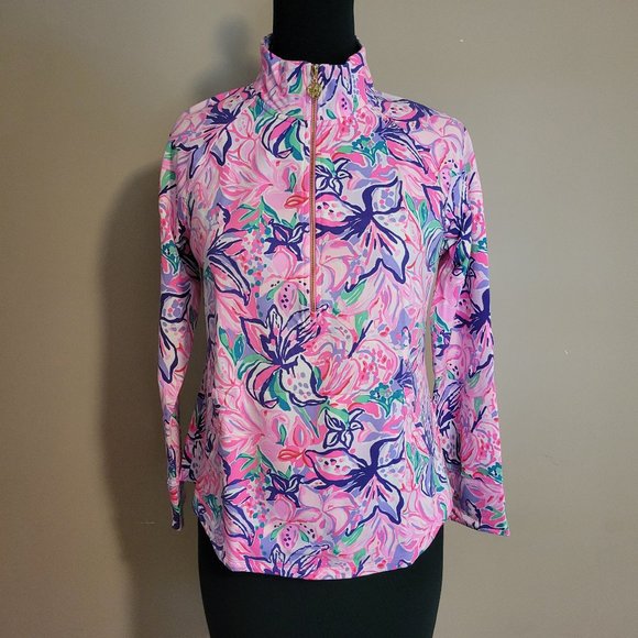 Lilly Pulitzer Half-Zip Popover - Picture 1 of 8